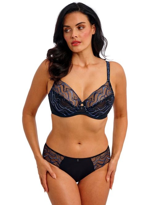 Wacoal Lingerie Mayumi bleu marine slip Wacoal Lingerie Mayumi bleu marine slip