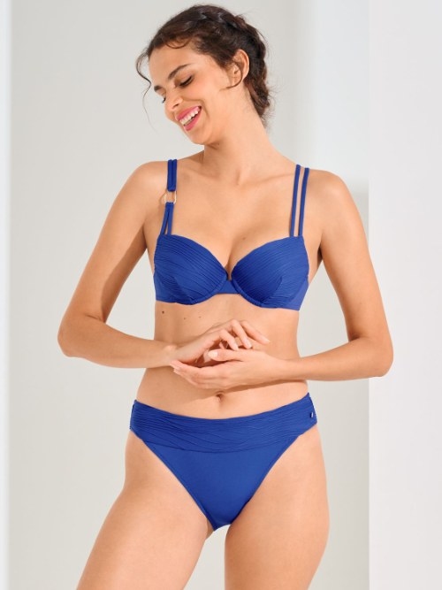 Maillots de bain Lisca Sorrento bleu haut de bikini préformé Maillots de bain Lisca Sorrento bleu haut de bikini préformé