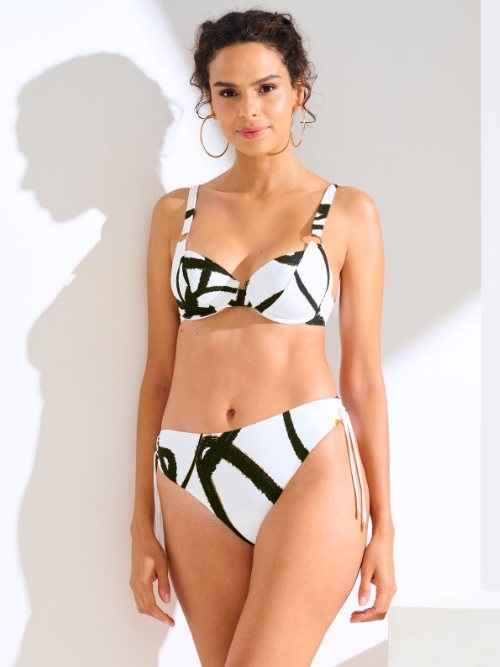 Maillots de bain Lisca Honolulu blanc/noir soutien-gorge bikini corbeille Maillots de bain Lisca Honolulu blanc/noir soutien-gorge bikini corbeille
