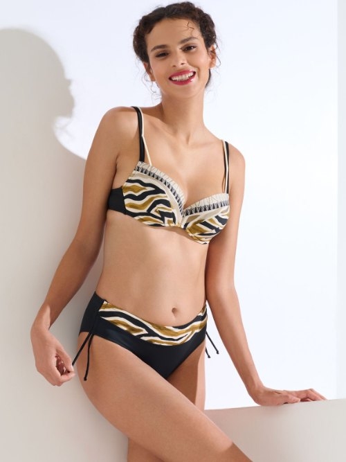 Maillots de bain Lisca Tanzania noir haut de bikini préformé Maillots de bain Lisca Tanzania noir haut de bikini préformé