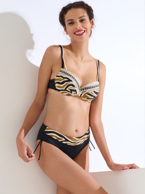 Maillots de bain Lisca Tanzania noir slip de bikini Maillots de bain Lisca Tanzania noir slip de bikini