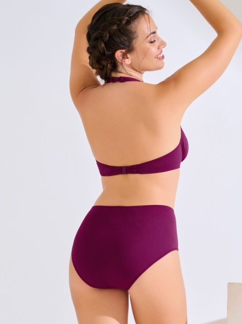Maillots de bain Lisca Uvita bordeaux slip de bikini Maillots de bain Lisca Uvita bordeaux slip de bikini