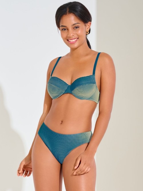 Maillots de bain Lisca Nairobi turquoise slip de bikini Maillots de bain Lisca Nairobi turquoise slip de bikini