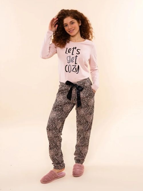 Charlie Choe Cozy Days rose/print chemise de nuit Charlie Choe Cozy Days rose/print chemise de nuit