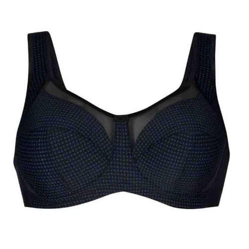Anita Clara bleu/noir soutien-gorge sans armatures en dentelle Anita Clara bleu/noir soutien-gorge sans armatures en dentelle