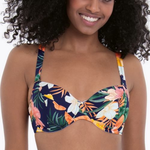 Maillots de bain Rosa Faia Luna bleu marine haut de bikini préformé Maillots de bain Rosa Faia Luna bleu marine haut de bikini préformé