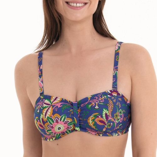 Maillots de bain Rosa Faia Ella bleu haut de bikini préformé Maillots de bain Rosa Faia Ella bleu haut de bikini préformé